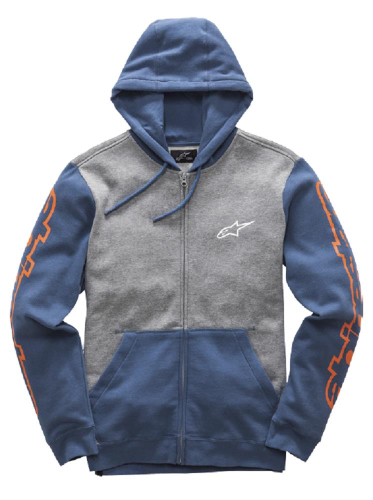 Alpinestars - Alpinestars Machine Fleece Hoody - 1017-53005-1173-MD - Blue - Medium