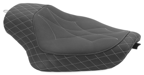 Revere - Revere Journey Solo Diamond Seat by Mustang - Gun Metal Gray - 75132GM