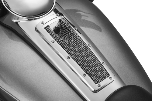 Kuryakyn - Kuryakyn Mesh Dash Insert - Chrome - 6507