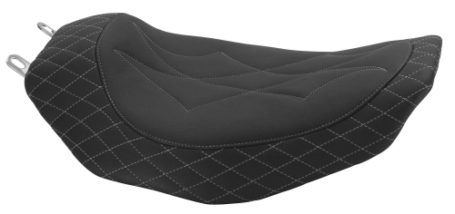 Revere - Revere Journey Solo Diamond Seat by Mustang - Gun Metal Gray - 75170GM