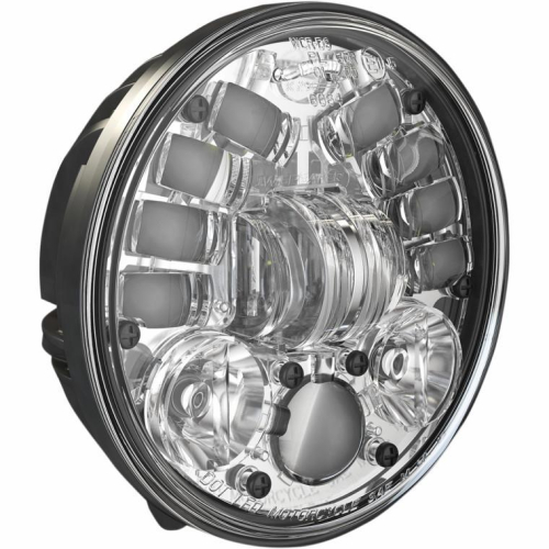 J.W. Speaker - J.W. Speaker 5.75in. Pedestal Mount Adaptive Headlight - Chrome - 0552291