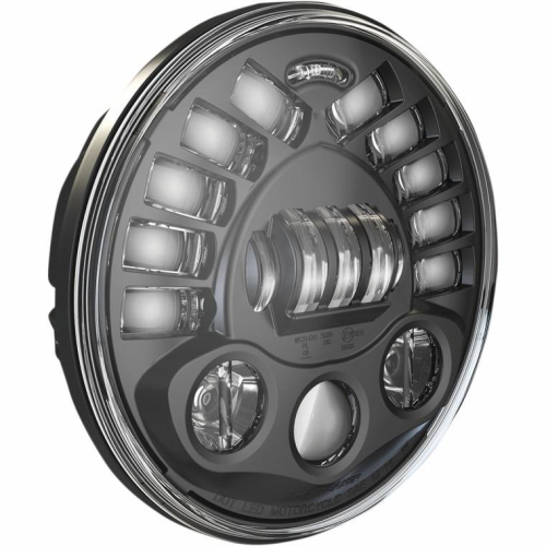 J.W. Speaker - J.W. Speaker 7in. Pedestal Mount LED Adaptive Headlight - Black - 0552451