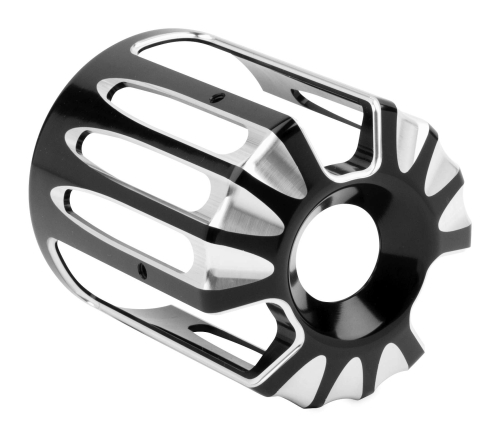 Arlen Ness - Arlen Ness Deep Cut Oil Filter Cover - Black - 03487