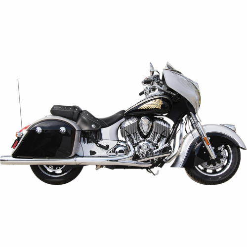 Samson - Samson 4in. Silver Bullet Slip-Ons - Chrome Mufflers - IN162