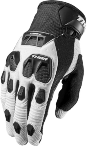 Thor - Thor Defend Gloves - XF-2-3330-3858 - White/Black - X-Small