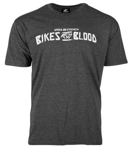 Speed & Strength - Speed & Strength Bikes Are In My Blood T-Shirt - 871607 - Charcoal - Medium