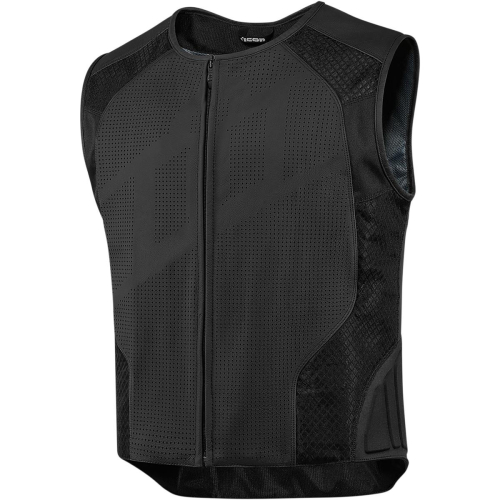 Icon - Icon Hypersport Stripped Vest - XF-2-2830-0376 - Black - 4XL