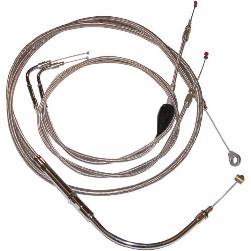 Namz - Namz Handlebar Control Cable Kit - Stainless - NVSCK