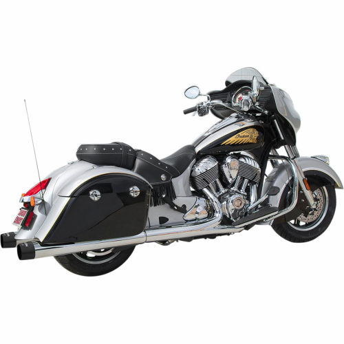 Samson - Samson 4in. Silver Bullet Slip-Ons - Chrome Mufflers - IN762