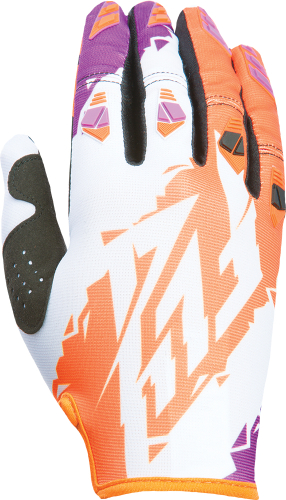 Fly Racing - Fly Racing Kinetic Gloves (2017) - 370-41707 - Orange/Purple - 7