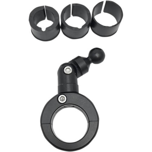 Techmount - Techmount Handlebar Mount Kit - 7/8in. thru 1-1/4in. - Black - 430912BP