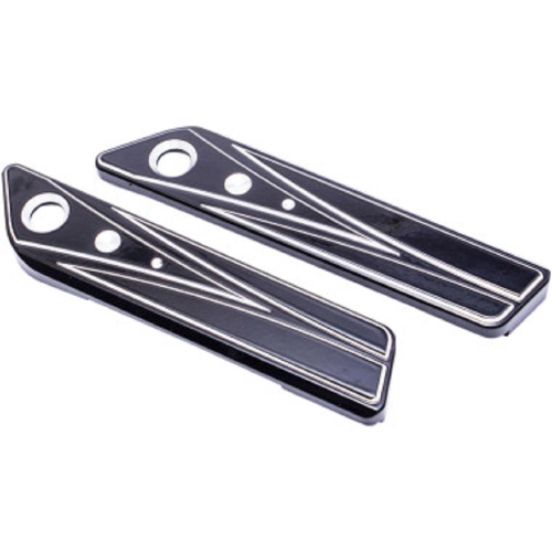 Trask Performance - Trask Performance V-Line Saddlebag Hinge Cover - Reverse Cut - TM072RC