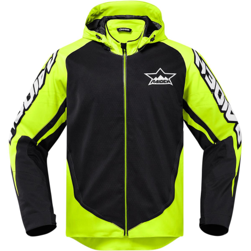 Icon - Icon Raiden UX Waterproof Jacket - XF-2-2820-3570 - Hi-Viz - Small
