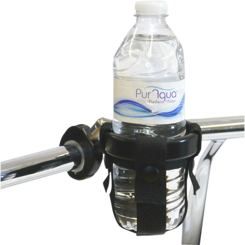 Desert Dawgs - Desert Dawgs RoadRunner PLUS Drink Holder w/Ultra Snap Drink Holder - 1in. thru 1-1/4in. Handlebar - Black - 22MFB
