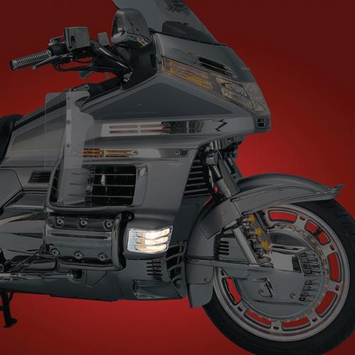 Show Chrome - Show Chrome Tour Cornering Light Grill - 2-481
