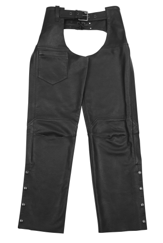 Black Brand - Black Brand Degree Chaps - BB3085 - Black - X-Large