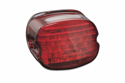 Kuryakyn - Kuryakyn ECE Compliant LED Taillight Conversion Kit with License Plate Illumination - Low Profile Red - 5466