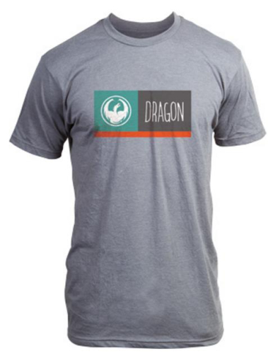 Dragon Alliance - Dragon Alliance Stack T-Shirt - 723-2621-04M - Gray - Medium
