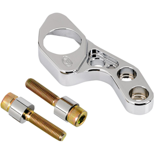 Joker Machine - Joker Machine Ignition Switch Relocation Bracket - Chrome - 09071C