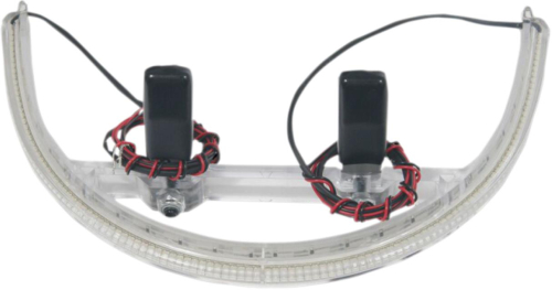 Custom Dynamics - Custom Dynamics LED Rear Turn Signals - Red/Clear - JR102