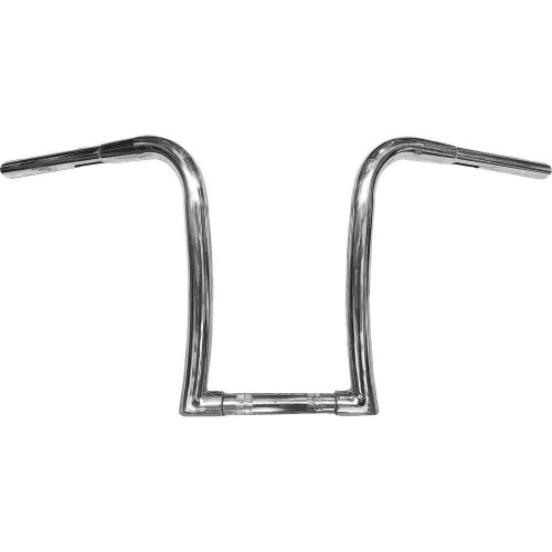 Nash Motorcycle Company - Nash Motorcycle Company 1-1/4in. Pudgy Gimp Hanger Handlebar - 12in. End Rise - Chrome - 12PCHDKT