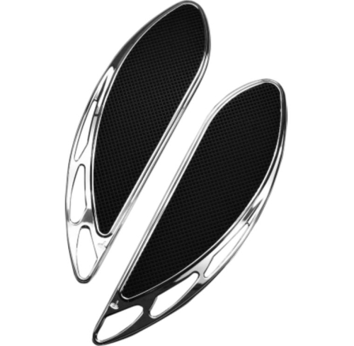 Carl Brouhard Designs - Carl Brouhard Designs Elite Velocity Driver Floorboards - Chrome - FB0003C