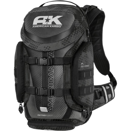 American Kargo - American Kargo Trooper Backpack - Reflective Black - 35170407