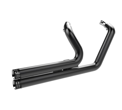 Khrome Werks - Khrome Werks Drag Style Exhaust System - Billet Tip - Black - 200840