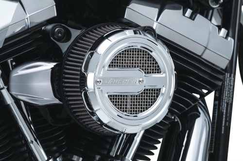 Kuryakyn - Kuryakyn Crusher Maverick Air Cleaner Trim - Chrome - 9238