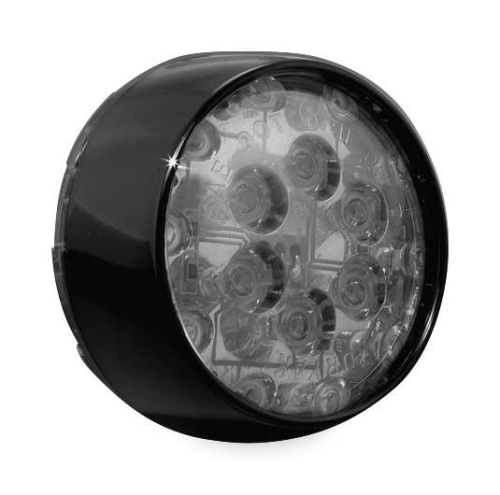 Kuryakyn - Kuryakyn LED Front Turn Signal Inserts - Bullet Style - ECE Black Bezel/Smoke Lens - 5475