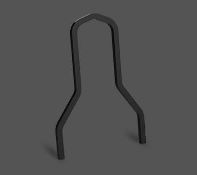 Khrome Werks - Khrome Werks Sissy Bar - Mini Lowboy - Black - 262810