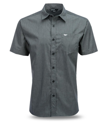 Fly Racing - Fly Racing Button-Up Shirt - 352-61802X - Dark Gray - 2XL