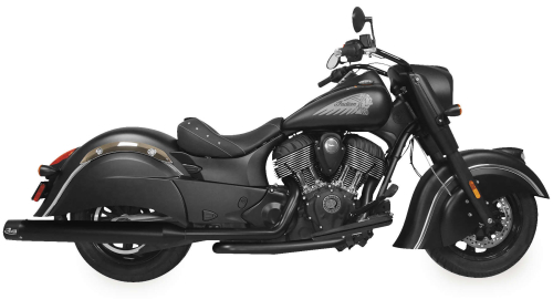 Rush Exhaust - Rush Exhaust True Dual Header - Black - I1105