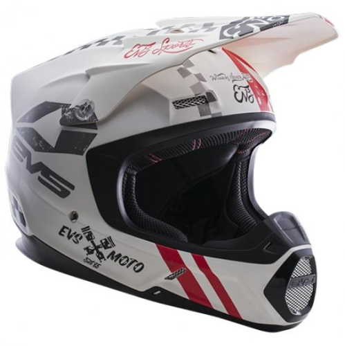 EVS - EVS Fury Youth Helmet - H16T3F-MW-YL - Matte White - Large