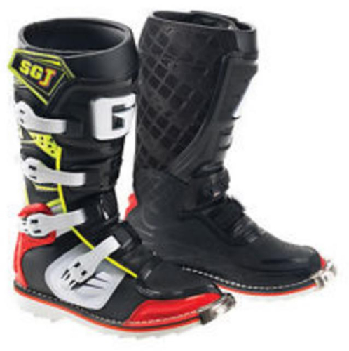 Gaerne - Gaerne SG-J Youth Boots - 2166-025-002 - Black/Red/Hi-Vis - 2