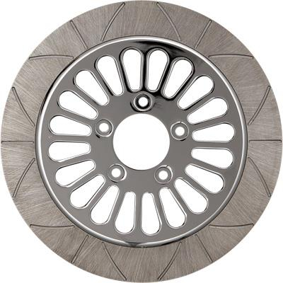 Lyndall Racing Brakes - Lyndall Racing Brakes Millenium 20-Spoke Lug-Drive Brake Rotor - 11.5in. - Chrome - 115FCM20C