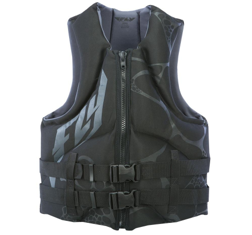 Fly Racing - Fly Racing Neoprene Life Vest - 142424-701-010-16 - Black/Gray - X-Small