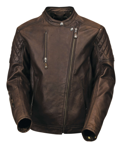 RSD - RSD Clash Leather Jacket - 0801-0210-0153 - Tobacco - Medium