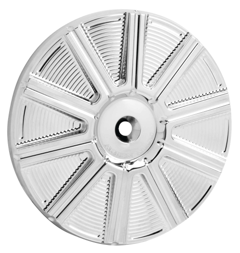 Arlen Ness - Arlen Ness Billet 10-Gauge Cover for Stage 1 Big Sucker Air Filter Kits - Chrome - 18-763