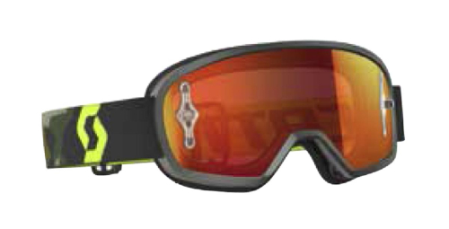 Scott USA - Scott USA Buzz MX Youth Goggles - 246435-5409280 - Gray/Fluorescent Yellow / Orange Chrome Lens - OSFM