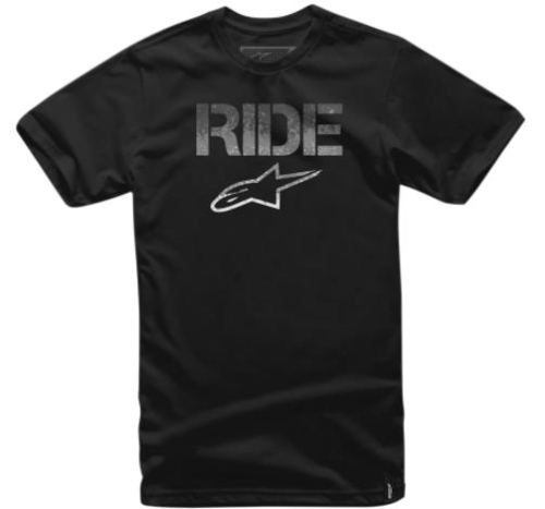 Alpinestars - Alpinestars Ride Splatter T-Shirt - 10367200410S - Black - Small