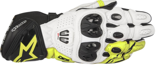 Alpinestars - Alpinestars GP Pro R2 Gloves - 3556717125M - Black/White/Yellow - Medium