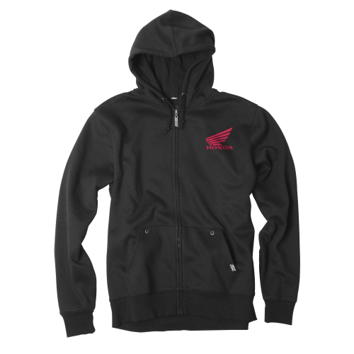 Factory Effex - Factory Effex Honda Ride Red Moto Zip Hoody - 2088306 - Black - X-Large