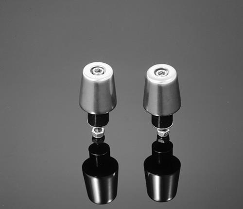 Highway Hawk - Highway Hawk 7/8in. Bar Ends - Anodized Silver - HH-54-102