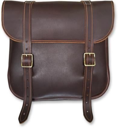 Nash Motorcycle Company - Nash Motorcycle Company Original Sancho Bag - Brown w/ Brass Hardware - OGSBBRBR