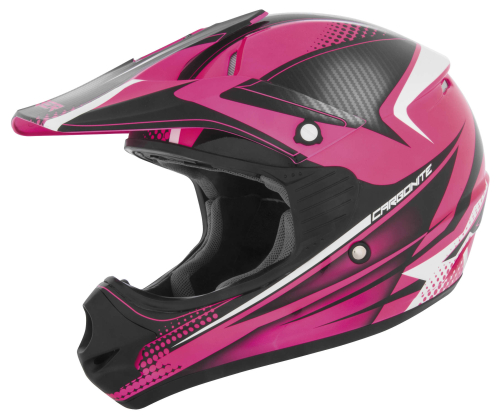 Cyber Helmets - Cyber Helmets UX-23 Carbonite Helmet - 640218 - Pink/Black - X-Small