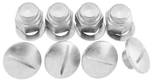 Colony - Colony OEM Style Rocker Shaft Plug and Nut Kit - Slotted w/ 1/2in.-20 Threads - CAD - 2020-8
