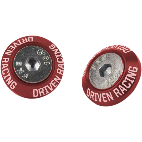 Driven Racing - Driven Racing Mirror Block-Off Plate - Red - DMBKTRD