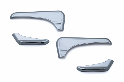 Kuryakyn - Kuryakyn Tri-Line Glove Box Accents - Chrome - 6924