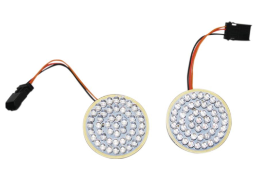 Custom Dynamics - Custom Dynamics Front Turn Signal Insert - Bullet/Deuce Style - GEN200AJAE